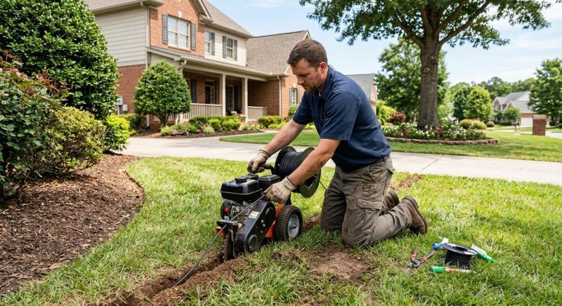 Our team working on Concrete Installation projects in Enfield, CT