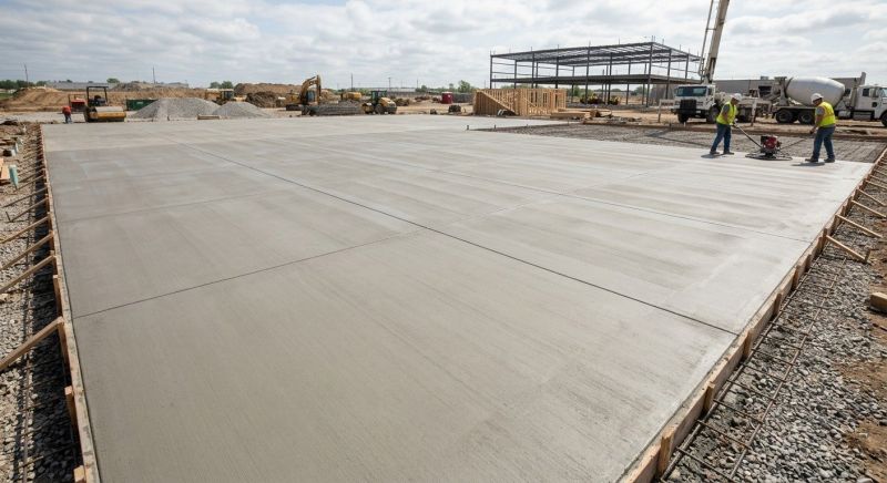 Commercial Slab Installation in Longmeadow, MA