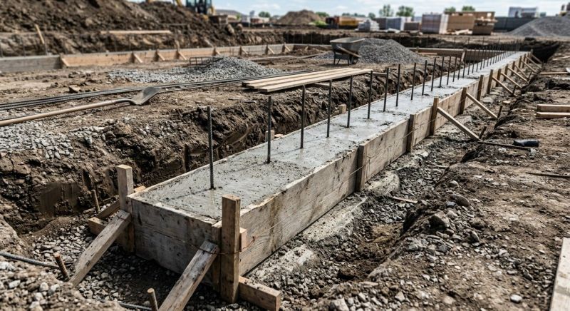 Concrete Foundation Installation in Farmington, CT