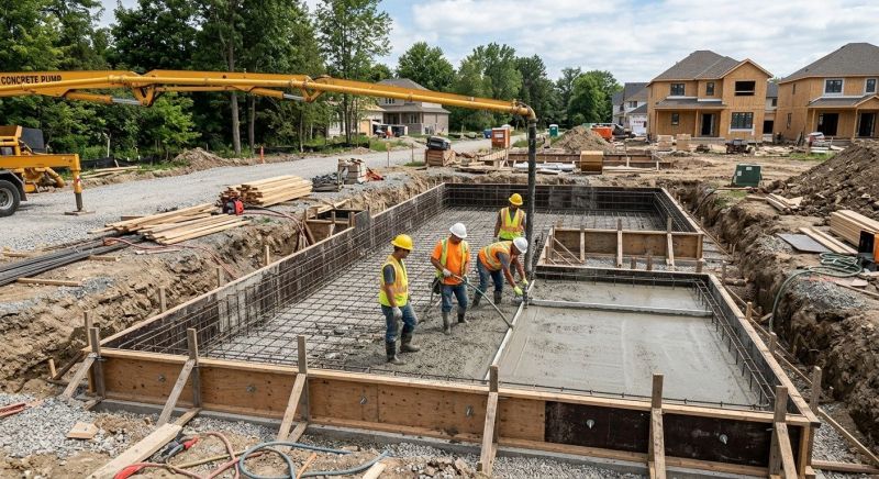 Concrete Foundation Installation in Weatogue, CT