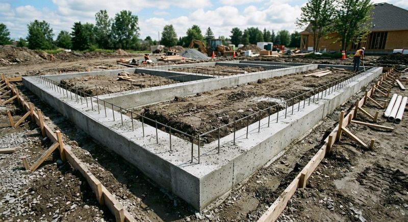 House Footing Construction in Enfield, CT